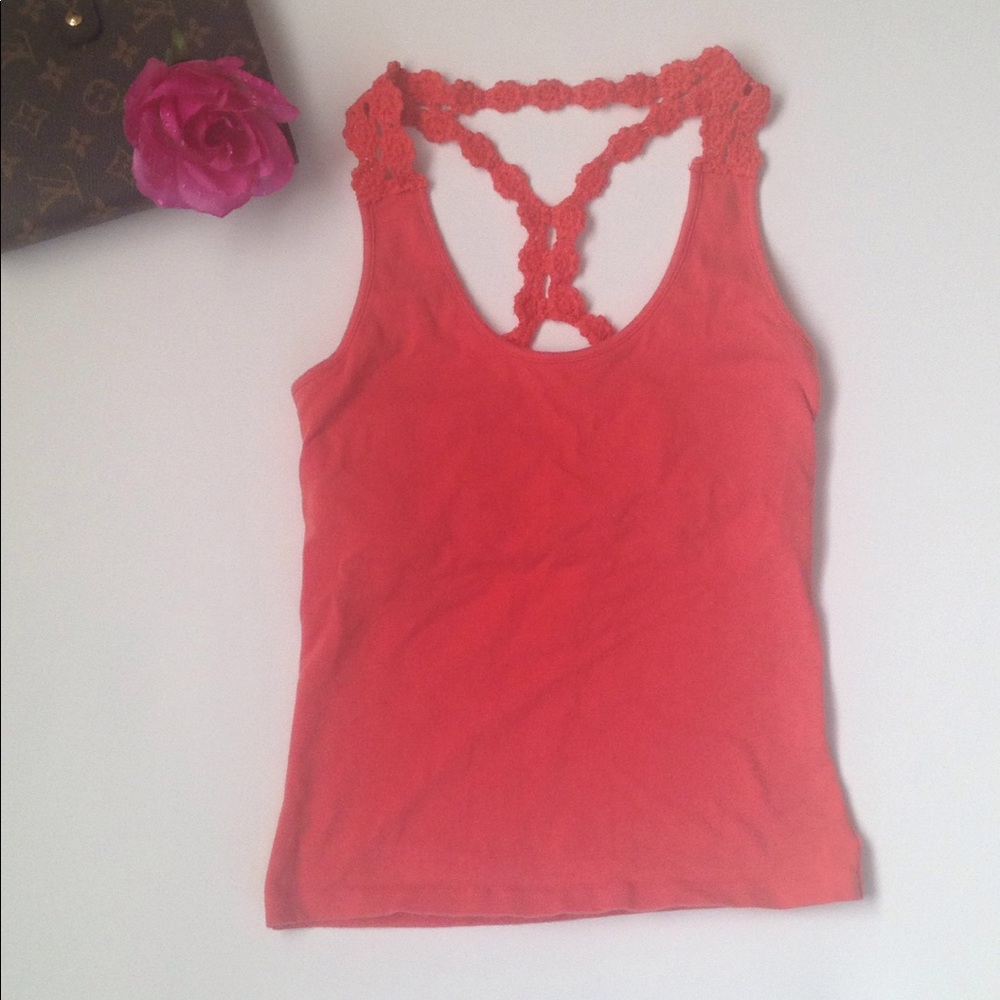 MODA International crochet tank